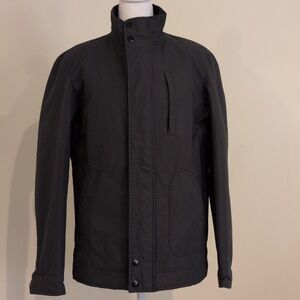 Claiborne Men's Black Stand-Collar Winter Jacket Size S